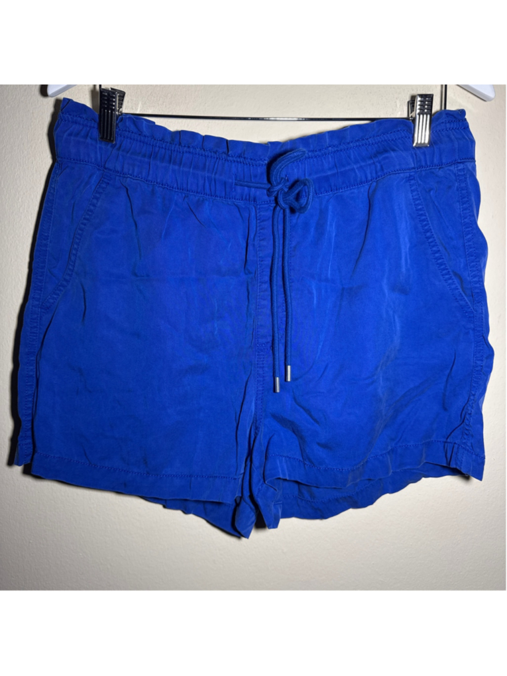 LOFT Blue Drawstring Shorts Size L